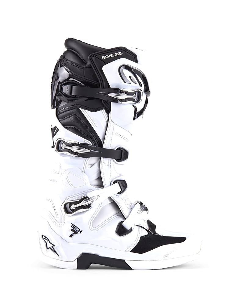 Alpinestars Tech 7 バイクブーツ ホワイト Alpinestars TECH7 ブーツ ホワイト/ブラック| Dirtbikeplus